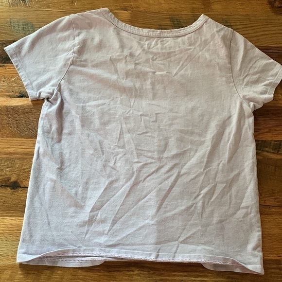 VANS checkered women’s lavender tee shirt sz M 💜✨ - Picture 10 of 10